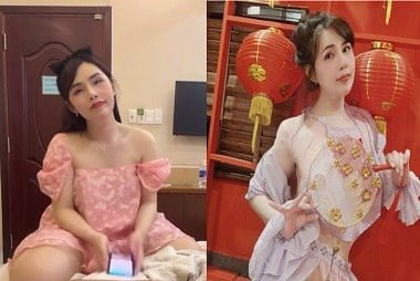 Em đào 2m5 tung táp hết sức hấp dẫn