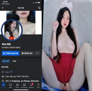 Gia Kỳ dâm đãng đè bẹp lồn nước chảy dâm