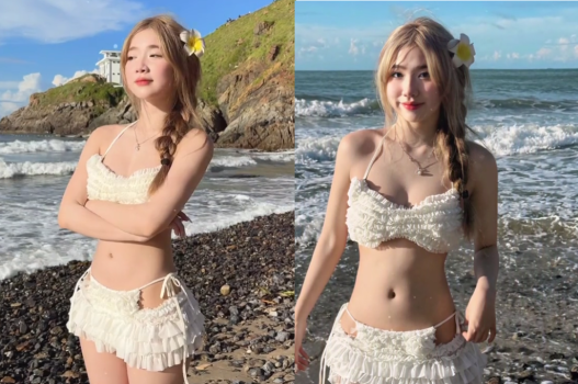 Ngọc Diễm quyến rũ trắng ngần làm bồ nhí