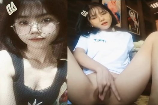 Nữ sinh tóc ngắn khát khao đam mê trong đêm vắng lặng