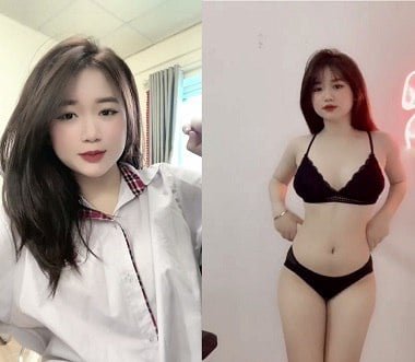 Live stream trên mạng mà Trâm Anh không đội áo