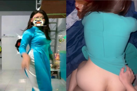Thân mật với cô gái mặc áo dài gợi cảm nhất lớp học